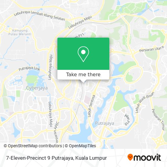 Peta 7-Eleven-Precinct 9 Putrajaya