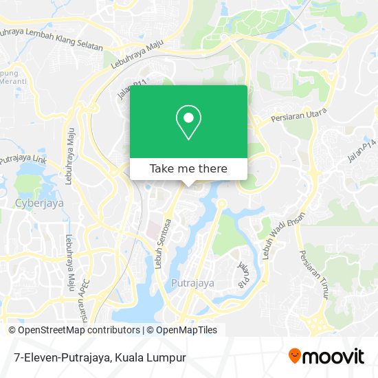 7-Eleven-Putrajaya map