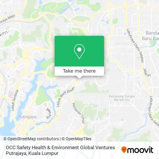 OCC Safety Health & Environment Global Ventures Putrajaya map