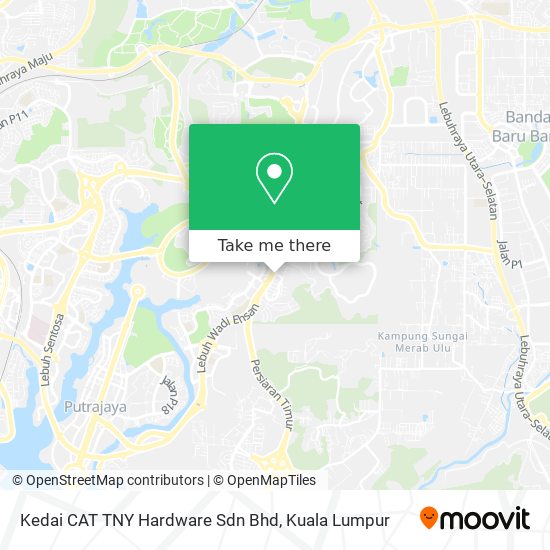 Kedai CAT TNY Hardware Sdn Bhd map