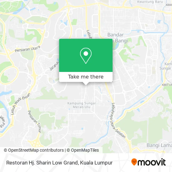 Restoran Hj. Sharin Low Grand map