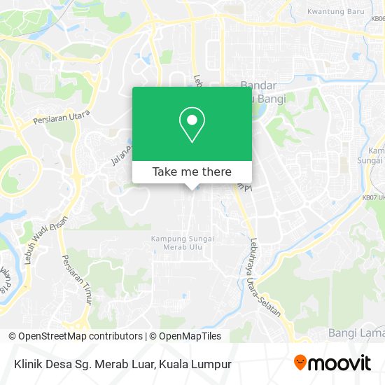 Peta Klinik Desa Sg. Merab Luar