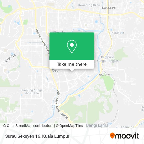 Peta Surau Seksyen 16