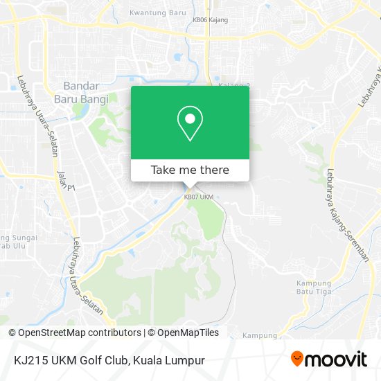 KJ215 UKM Golf Club map