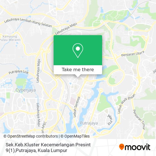 Sek.Keb.Kluster Kecemerlangan Presint 9(1),Putrajaya map
