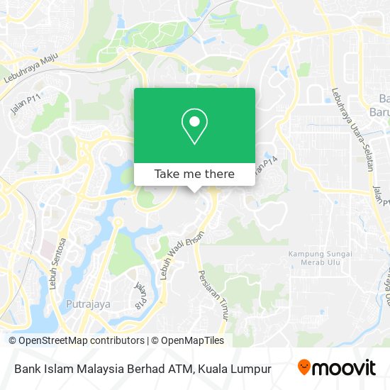 Bank Islam Malaysia Berhad ATM map