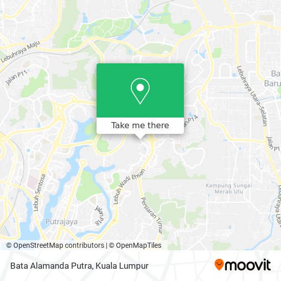 Bata Alamanda Putra map