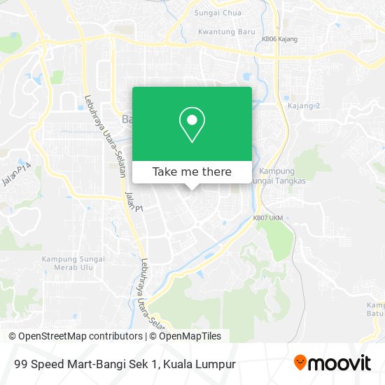 99 Speed Mart-Bangi Sek 1 map