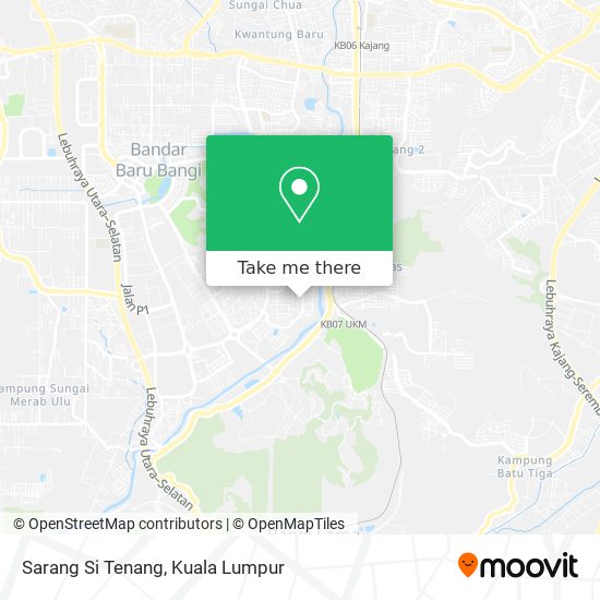 Sarang Si Tenang map