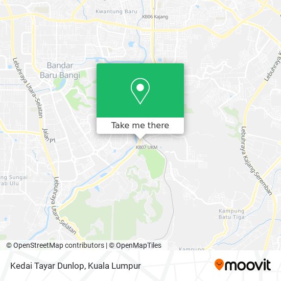 Kedai Tayar Dunlop map