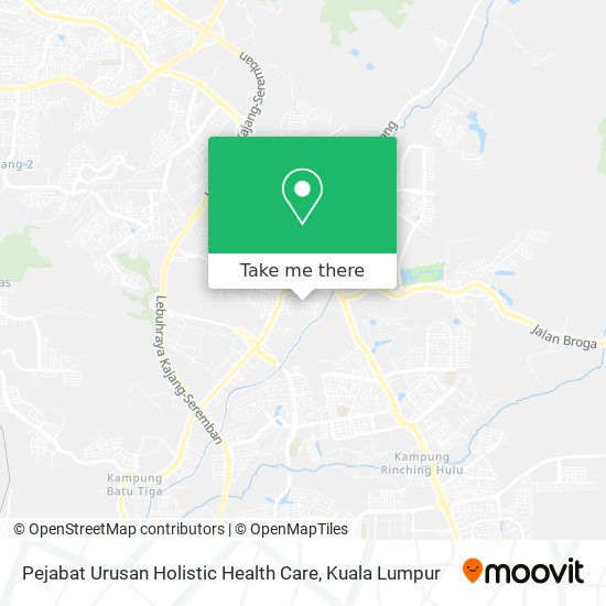 Pejabat Urusan Holistic Health Care map