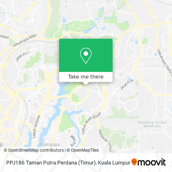 Peta PPJ186 Taman Putra Perdana (Timur)