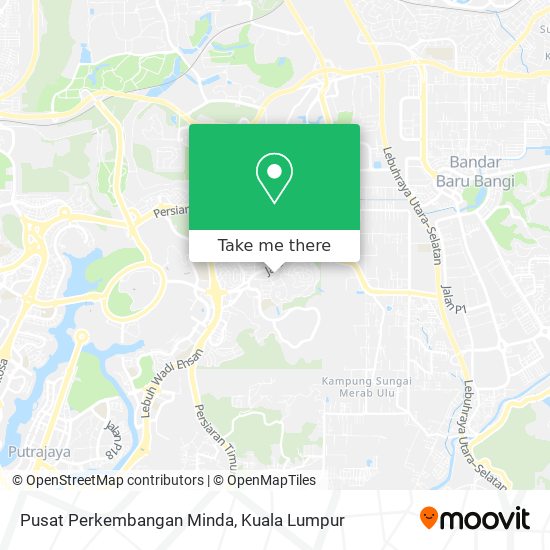 Pusat Perkembangan Minda map