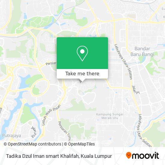 Tadika Dzul Iman smart Khalifah map