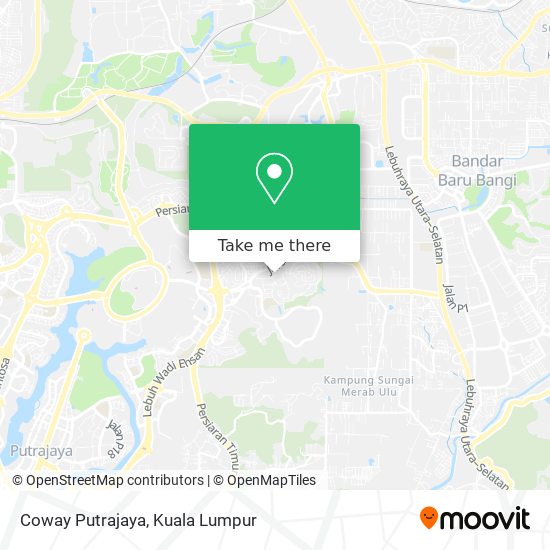 Coway Putrajaya map