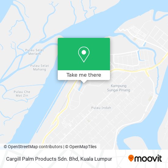Cargill Palm Products Sdn. Bhd map