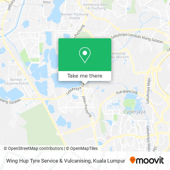 Wing Hup Tyre Service & Vulcanising map