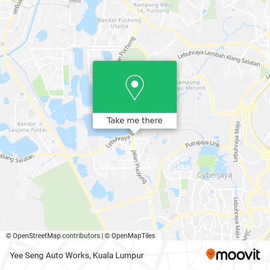Yee Seng Auto Works map
