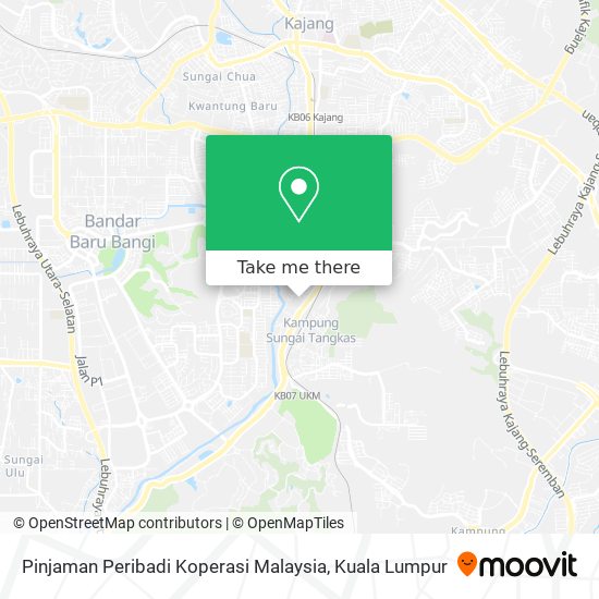 Peta Pinjaman Peribadi Koperasi Malaysia