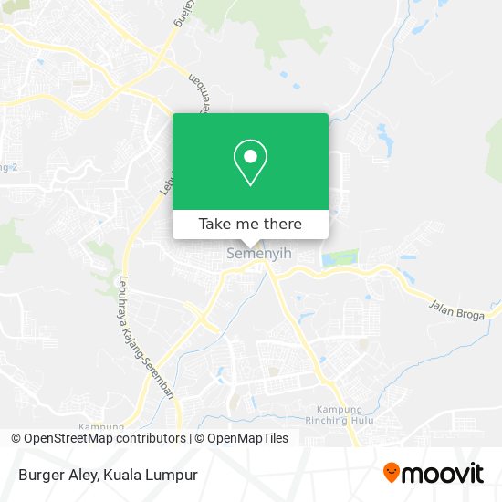 Burger Aley map