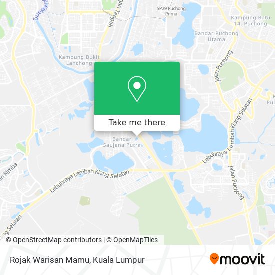 Rojak Warisan Mamu map