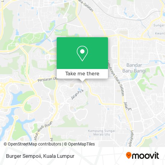 Burger Sempoii map