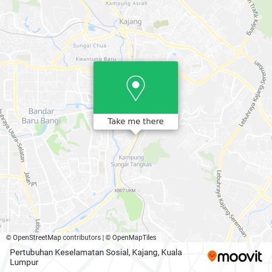 Peta Pertubuhan Keselamatan Sosial, Kajang