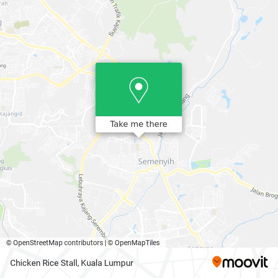 Chicken Rice Stall map