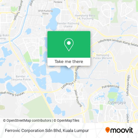 Ferrovic Corporation Sdn Bhd map