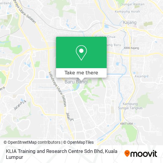 Peta KLIA Training and Research Centre Sdn Bhd