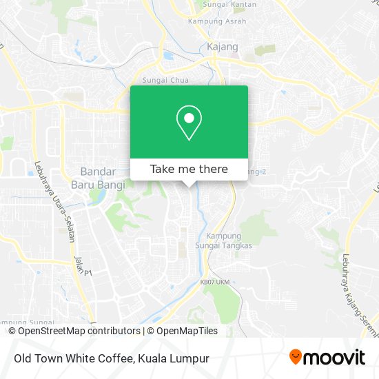 Old Town White Coffee map