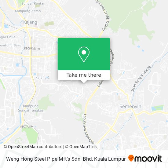 Weng Hong Steel Pipe Mft's Sdn. Bhd map