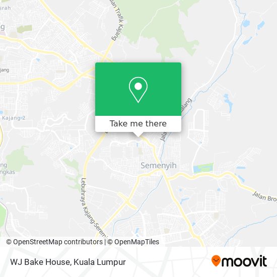 WJ Bake House map