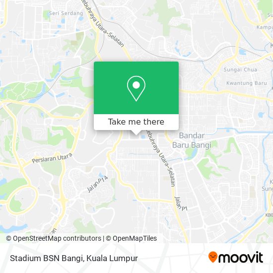 Stadium BSN Bangi map