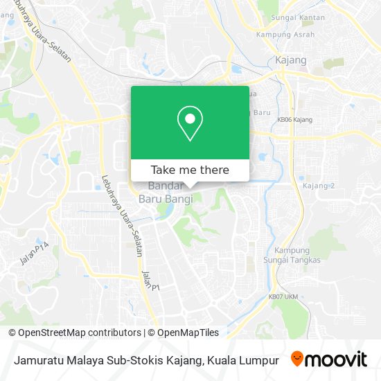 Peta Jamuratu Malaya Sub-Stokis Kajang