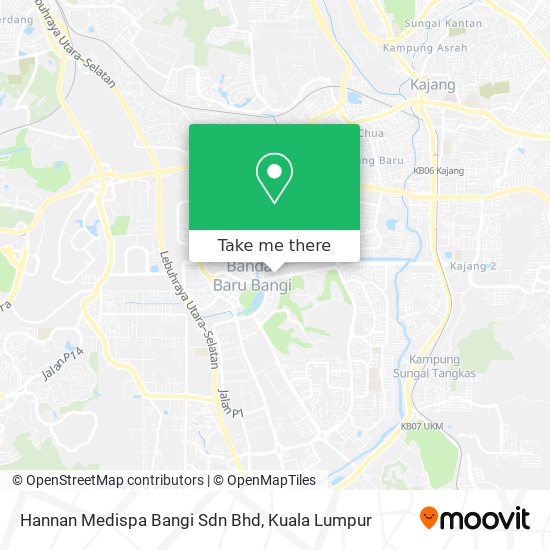 Hannan Medispa Bangi Sdn Bhd map