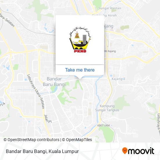 Bandar Baru Bangi map