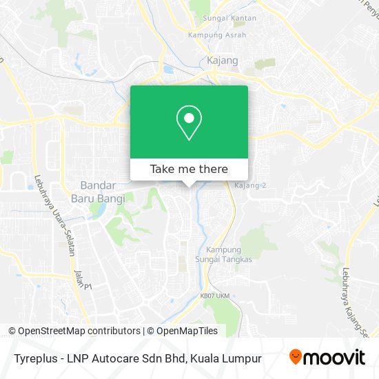 Peta Tyreplus - LNP Autocare Sdn Bhd