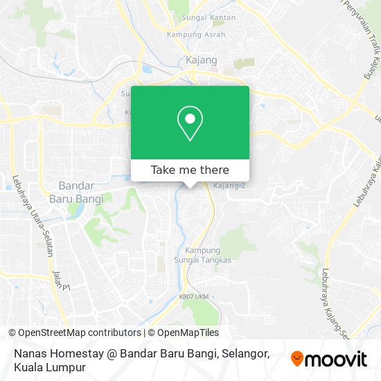 Peta Nanas Homestay @ Bandar Baru Bangi, Selangor