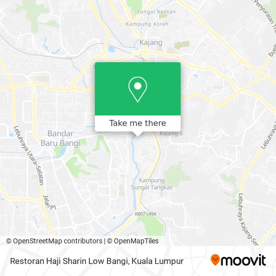Restoran Haji Sharin Low Bangi map