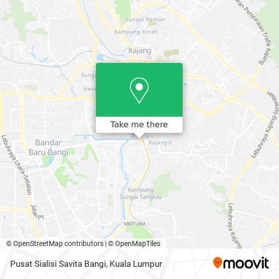 Peta Pusat Sialisi Savita Bangi