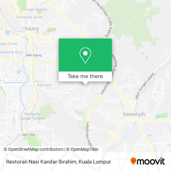Peta Restoran Nasi Kandar Ibrahim