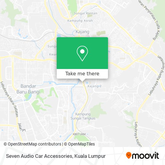 Seven Audio Car Accessories map