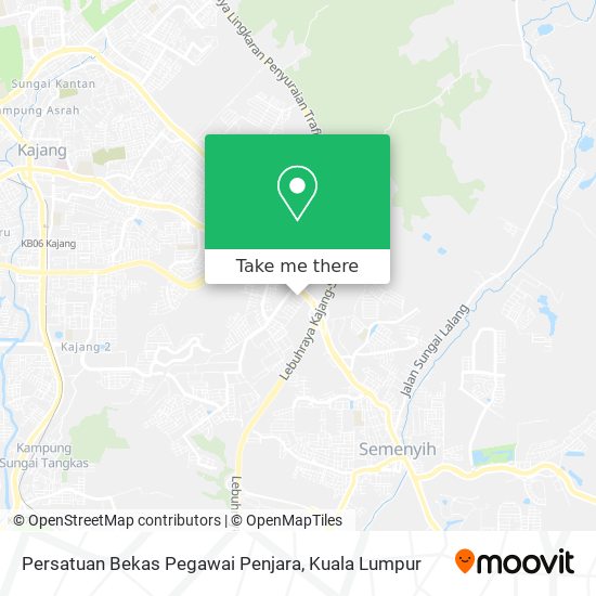 Peta Persatuan Bekas Pegawai Penjara