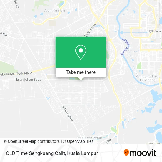 OLD Time Sengkuang Calit map