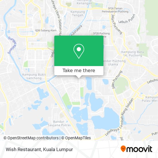 Wish Restaurant map