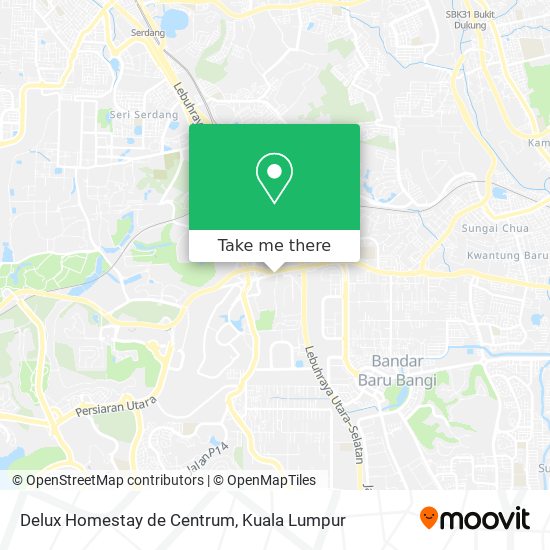 Delux Homestay de Centrum map