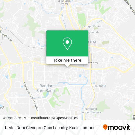 Peta Kedai Dobi Cleanpro Coin Laundry
