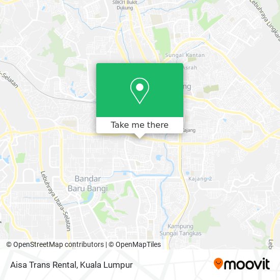 Aisa Trans Rental map