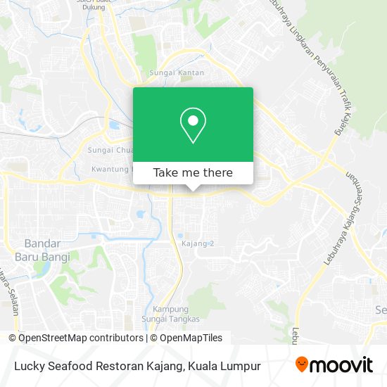 Lucky Seafood Restoran Kajang map